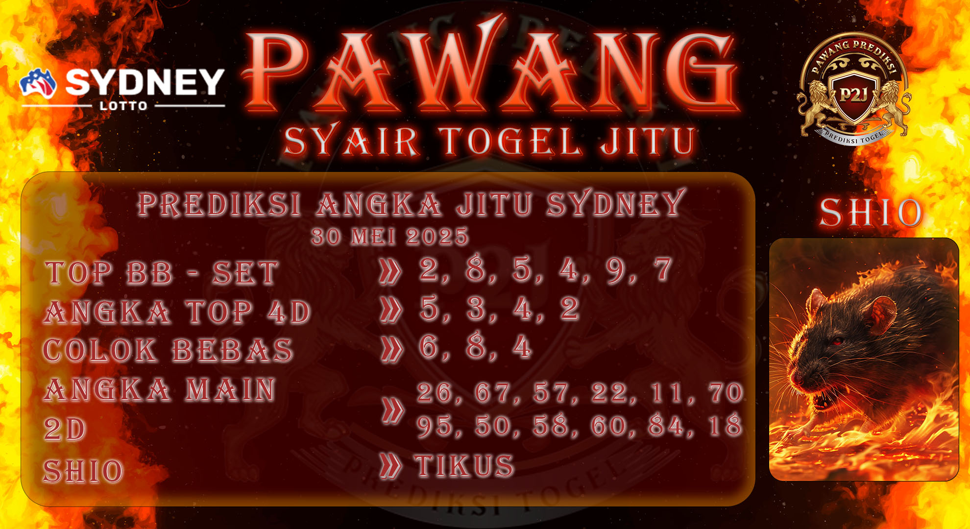 Syair-Sydney-Pawang-Prediksi-Jitu-Jumat-30-Mei-2025