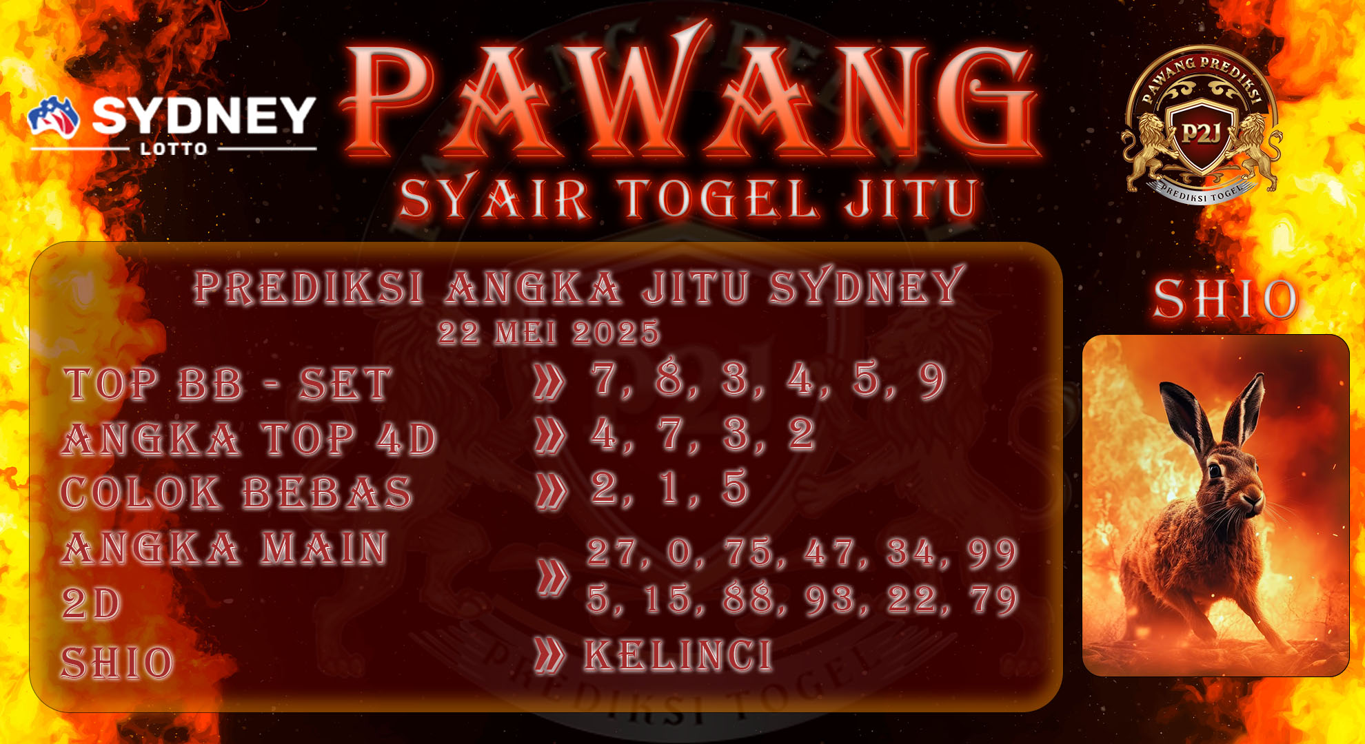 Syair-Sydney-Pawang-Prediksi-Jitu-Kamis-22-Mei-2025